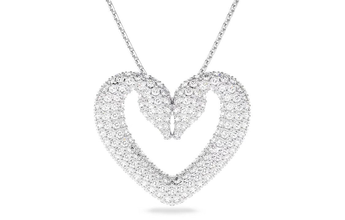 Swarovski/施华洛世奇 Swarovski Una Swan Crystal Necklace White