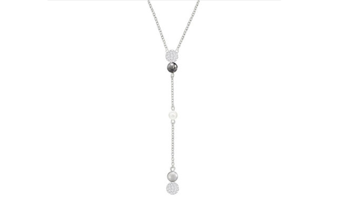 Swarovski/施华洛世奇 Swarovski Lollipop Y Necklace Platinum Plated