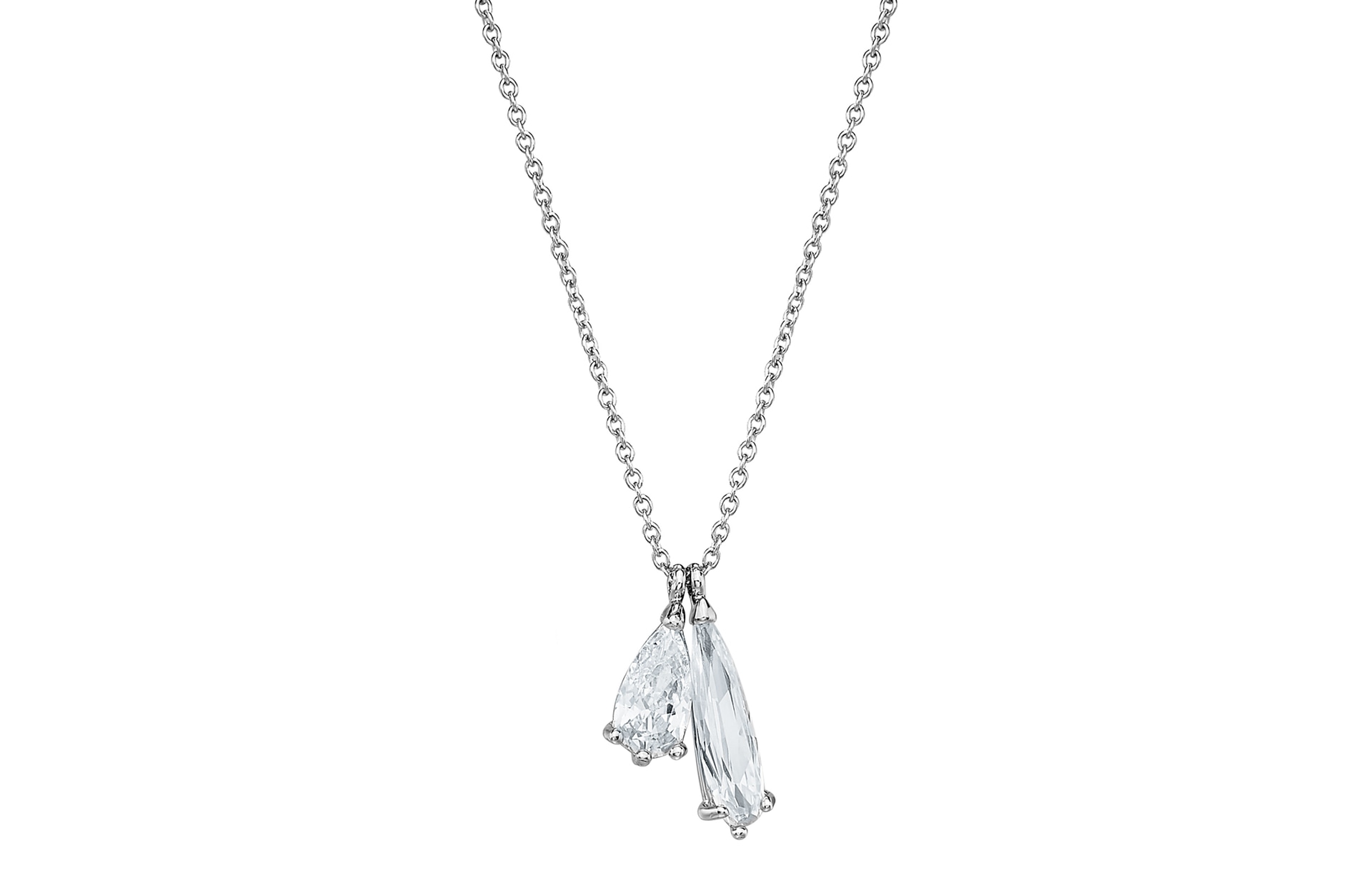 ENFANTIN Romantic Drop Necklace Silver