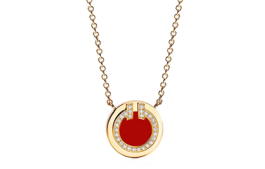 TIFFANY & CO./蒂芙尼 Tiffany T Necklace Gold