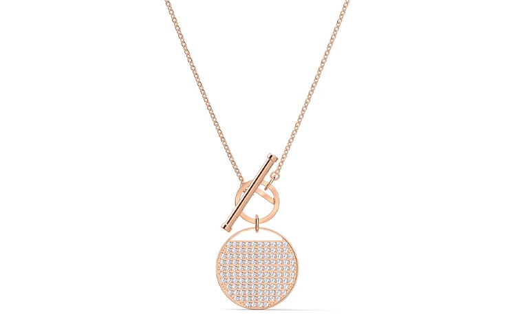 Swarovski/施华洛世奇 Swarovski Tennis Racket Necklace Rose Gold