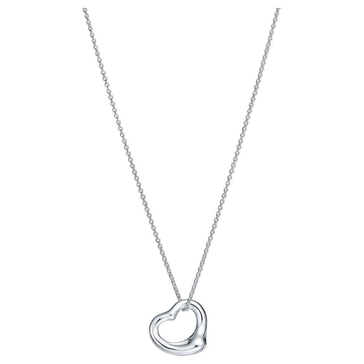 TIFFANY & CO./蒂芙尼 Tiffany & Co. Elsa Peretti Open Heart Necklace