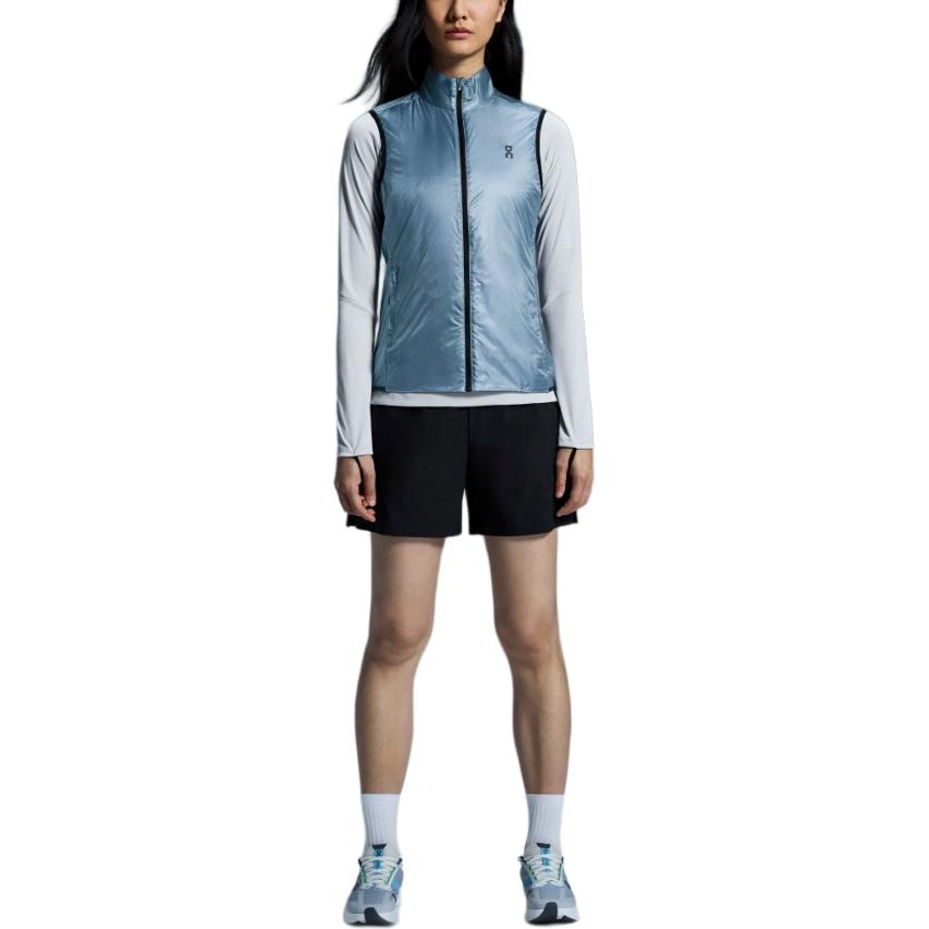 On昂跑 On Weather Vest Light Grey Blue