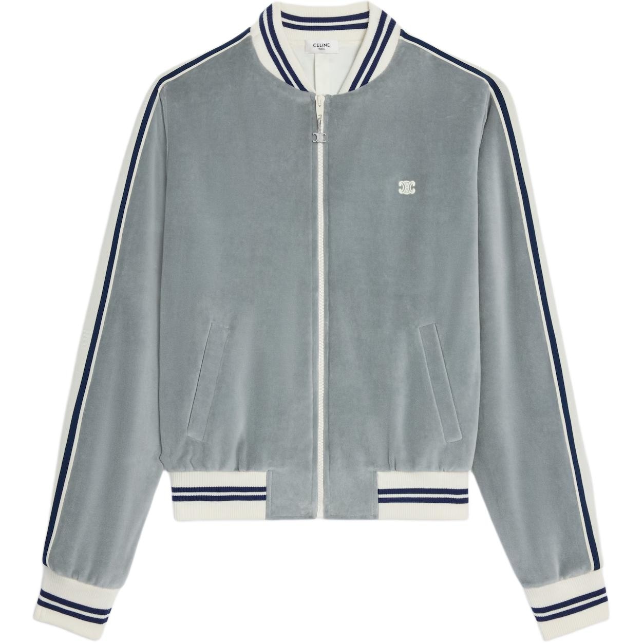 CELINE FW25 Triomphe Embroidered Baseball Jacket