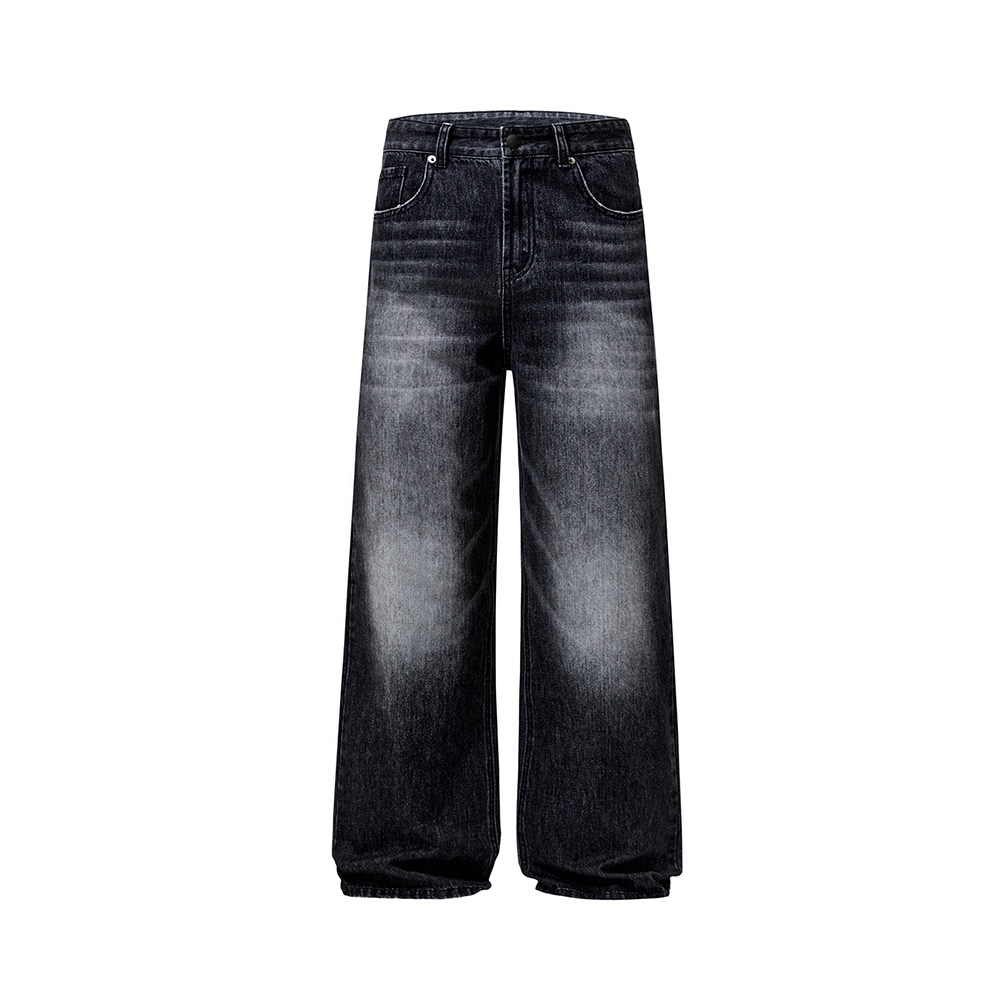 Jeep Vintage Washed Straight Jeans