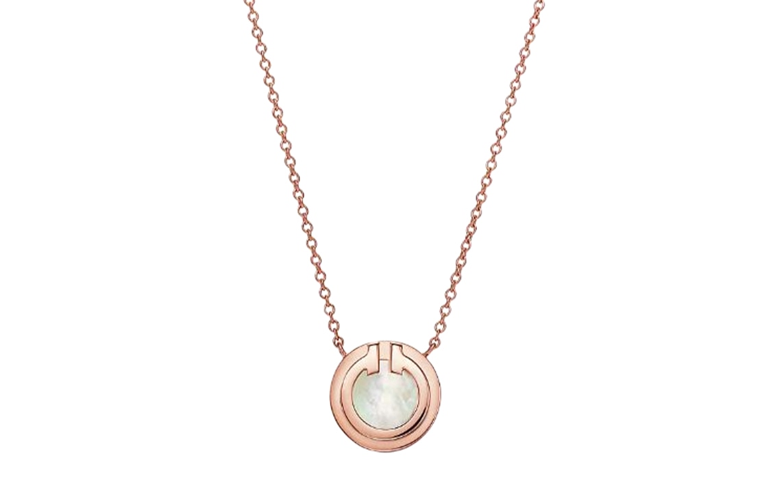TIFFANY & CO./蒂芙尼 Tiffany & Co. T Series Necklace Rose Gold
