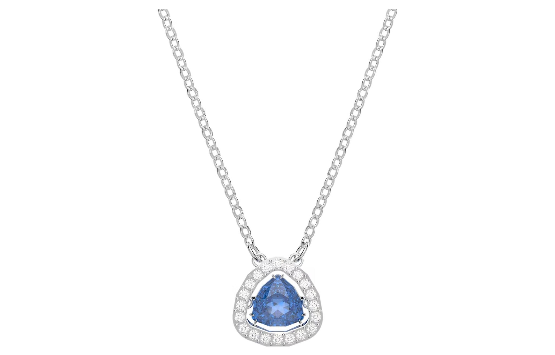 Swarovski/施华洛世奇 Swarovski Millenia Collection III Necklace Rhodium Blue