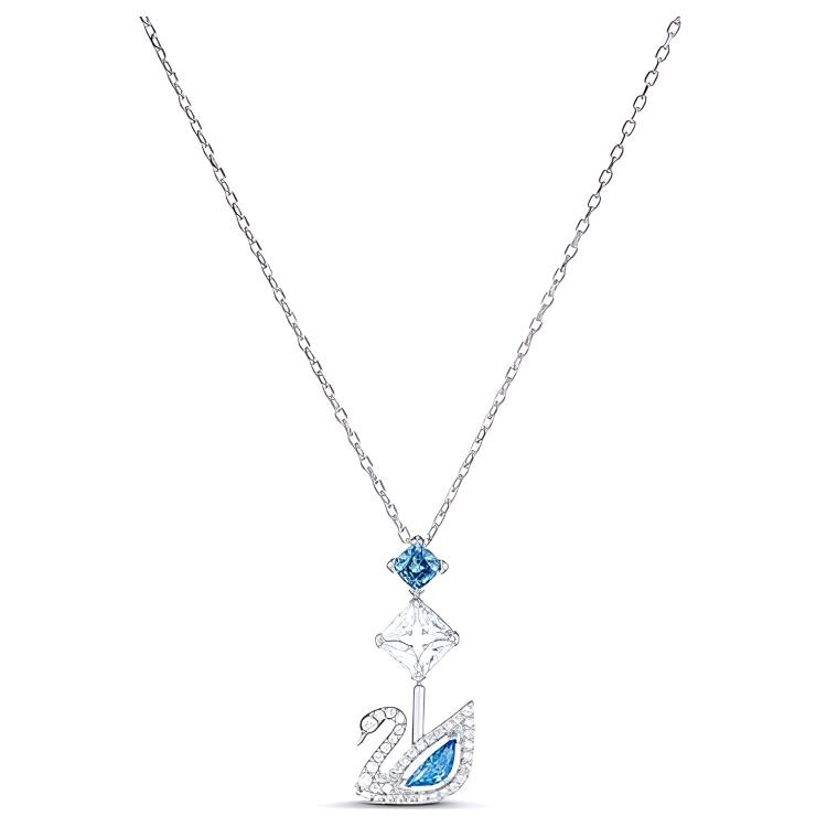 Swarovski/施华洛世奇 Swarovski 125 Anniversary Dazzling Swan Necklace Blue
