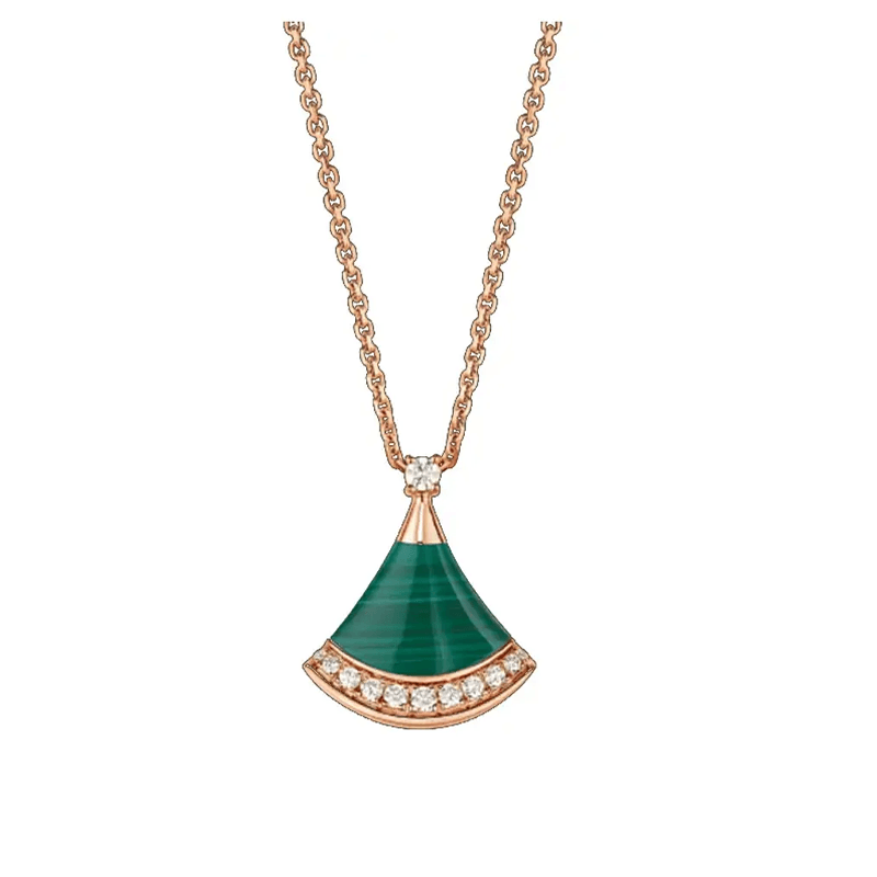 BVLGARI/宝格丽 BVLGARI Malachite Pendant Necklace