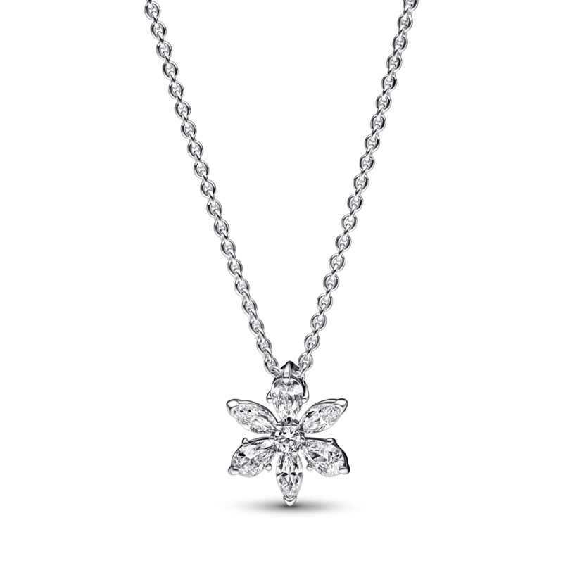 Pandora/潘多拉 Pandora Hexagram 925 Silver Necklace