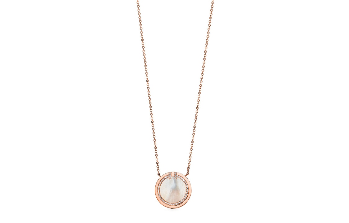 TIFFANY & CO./蒂芙尼 Tiffany T Collection Necklace 18K Rose Gold