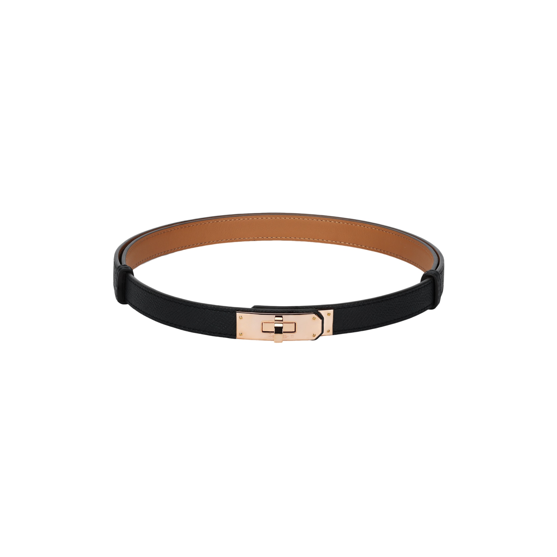 HERMES/爱马仕 Hermes Kelly Belt Black