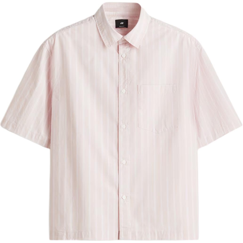 H&M Relaxed Stripe Polo Shirt