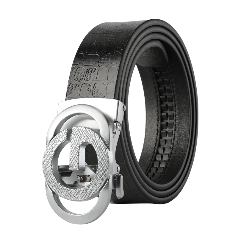 15 MINS Simple Belt Automatic Buckle Leather