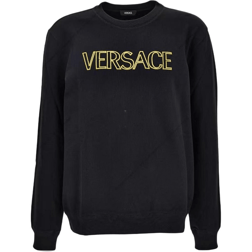VERSACE/范思哲 Versace Letter Print Pullover Sweatshirt