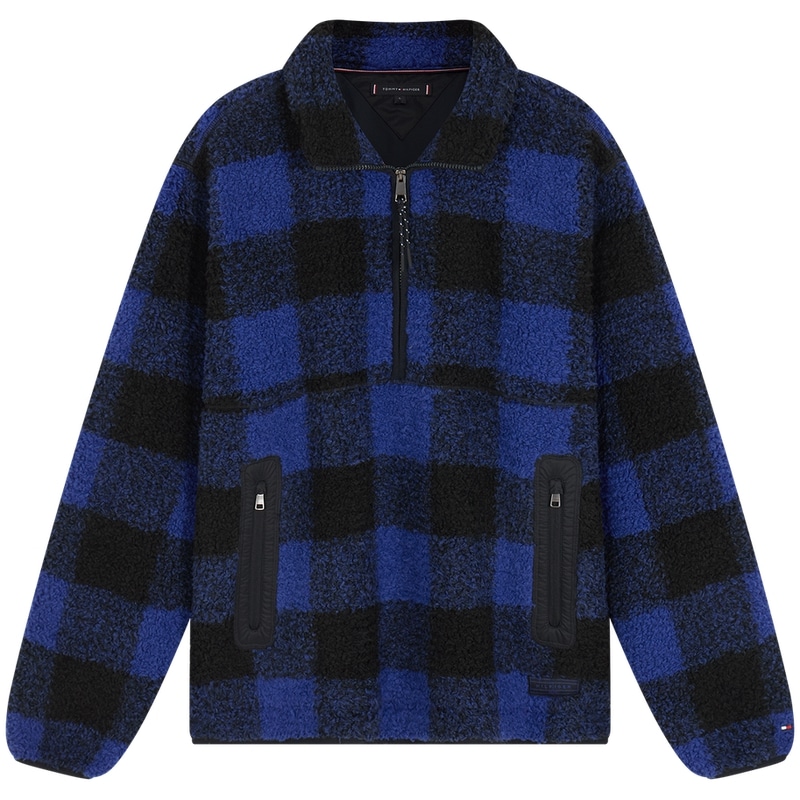 Tommy Hilfiger Retro Plaid Half-Zip Pullover