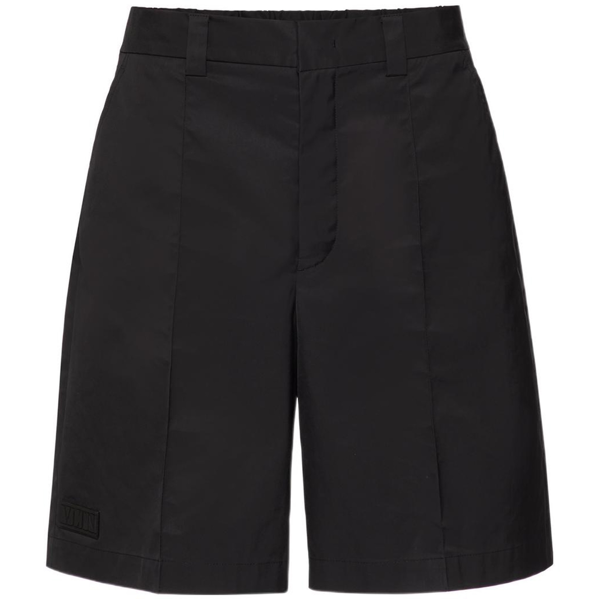 Valentino/华伦天奴 Valentino Vltn Tag Black Bermuda Shorts