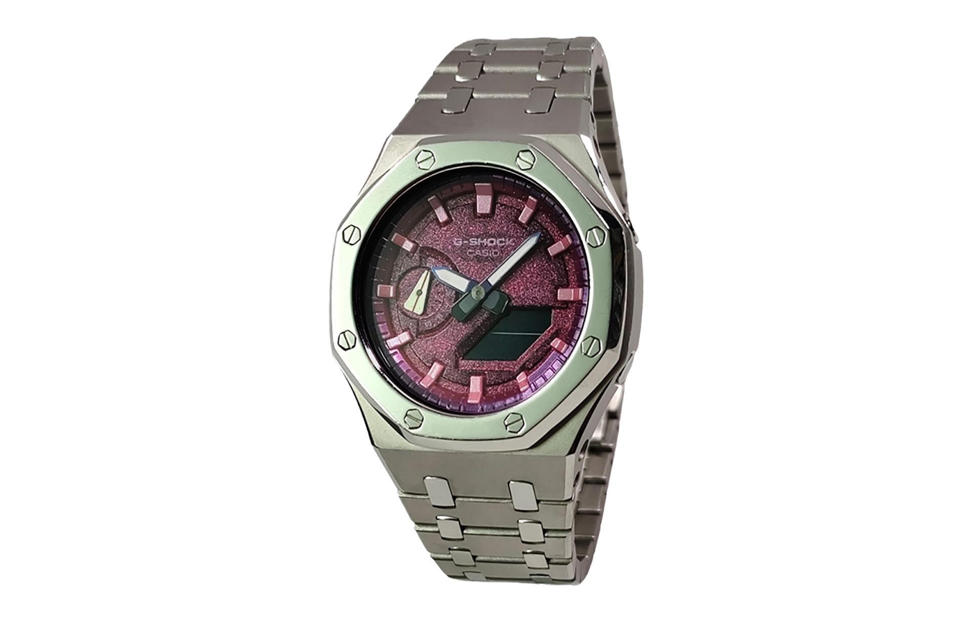 CASIO/卡西欧 CASIO GA-2100SKE-7A Purple Dial