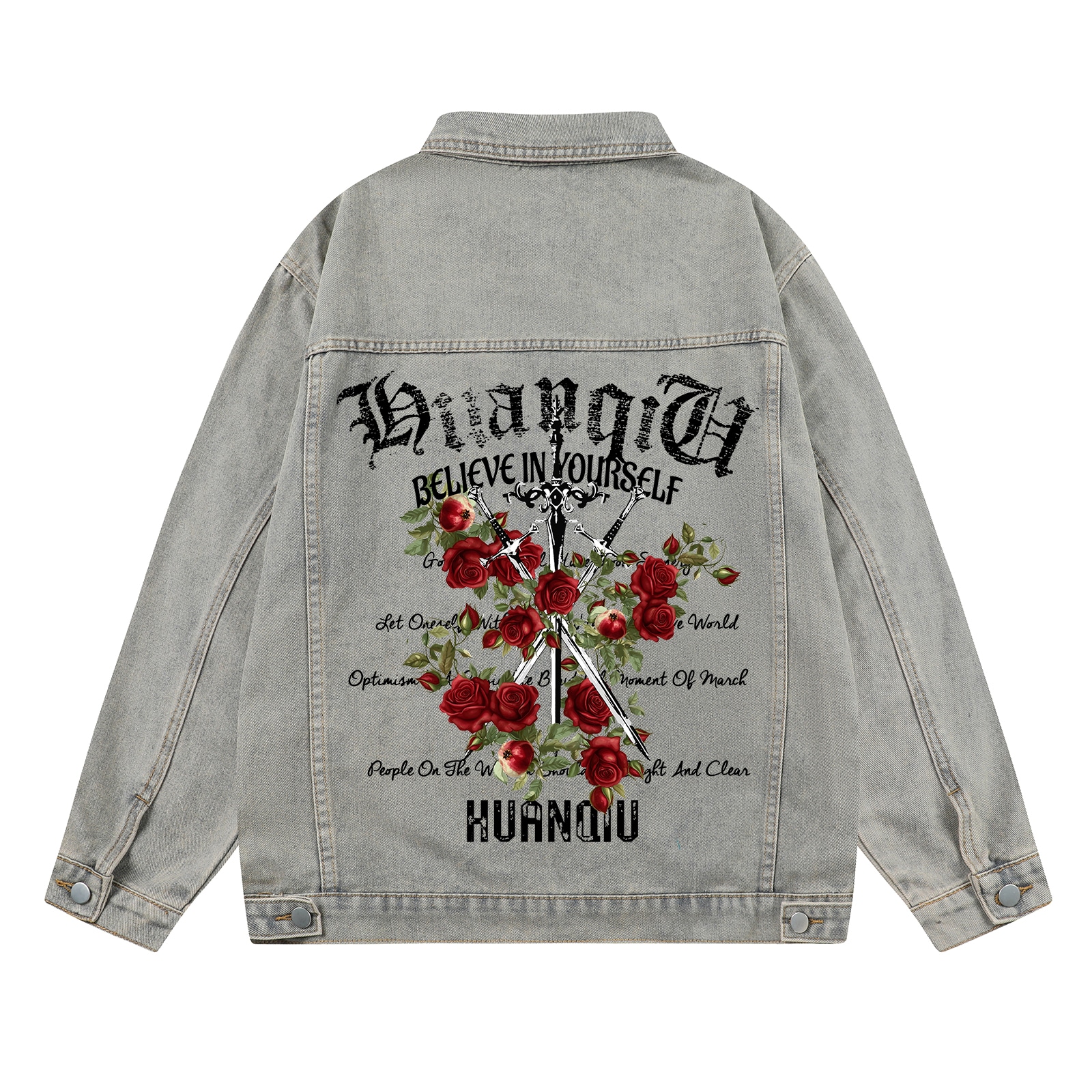 环球 HUANQIU HUANQIU Vintage Washed Denim Jacket