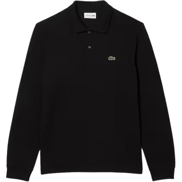 Lacoste Logo Patch Long Sleeve Polo