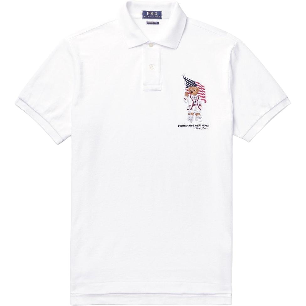 Polo Ralph Lauren Custom Fit Bear Logo Polo