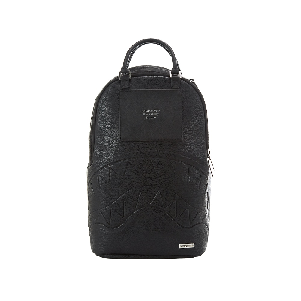 Sprayground Shark Logo Backpack Black