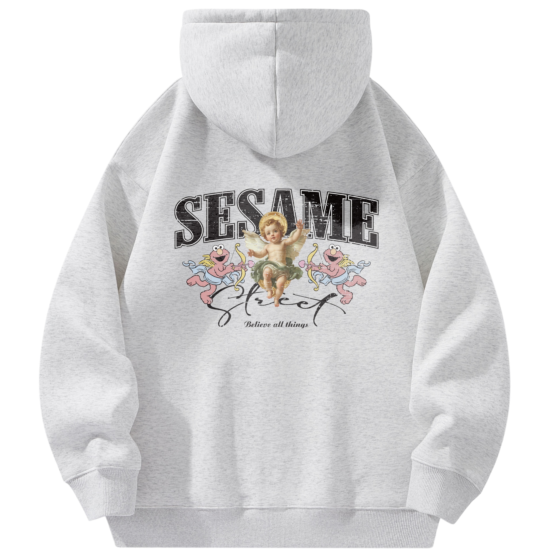 SESAME STREET/芝麻街 Sesame Street Cupid Logo Hoodie