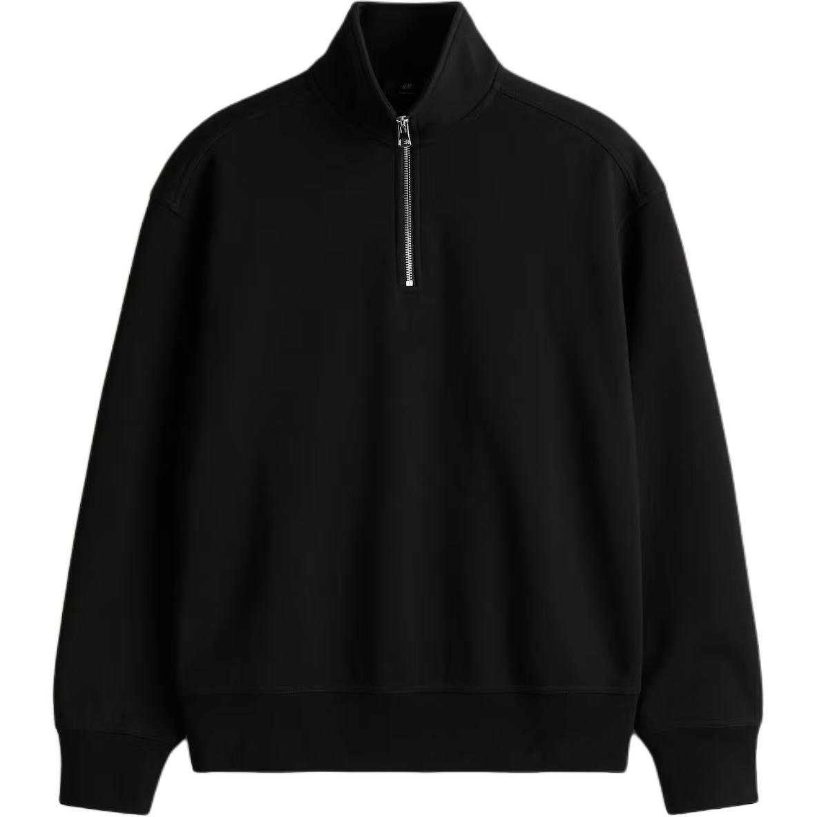 H&M Ribbed Collar Sweatshirt