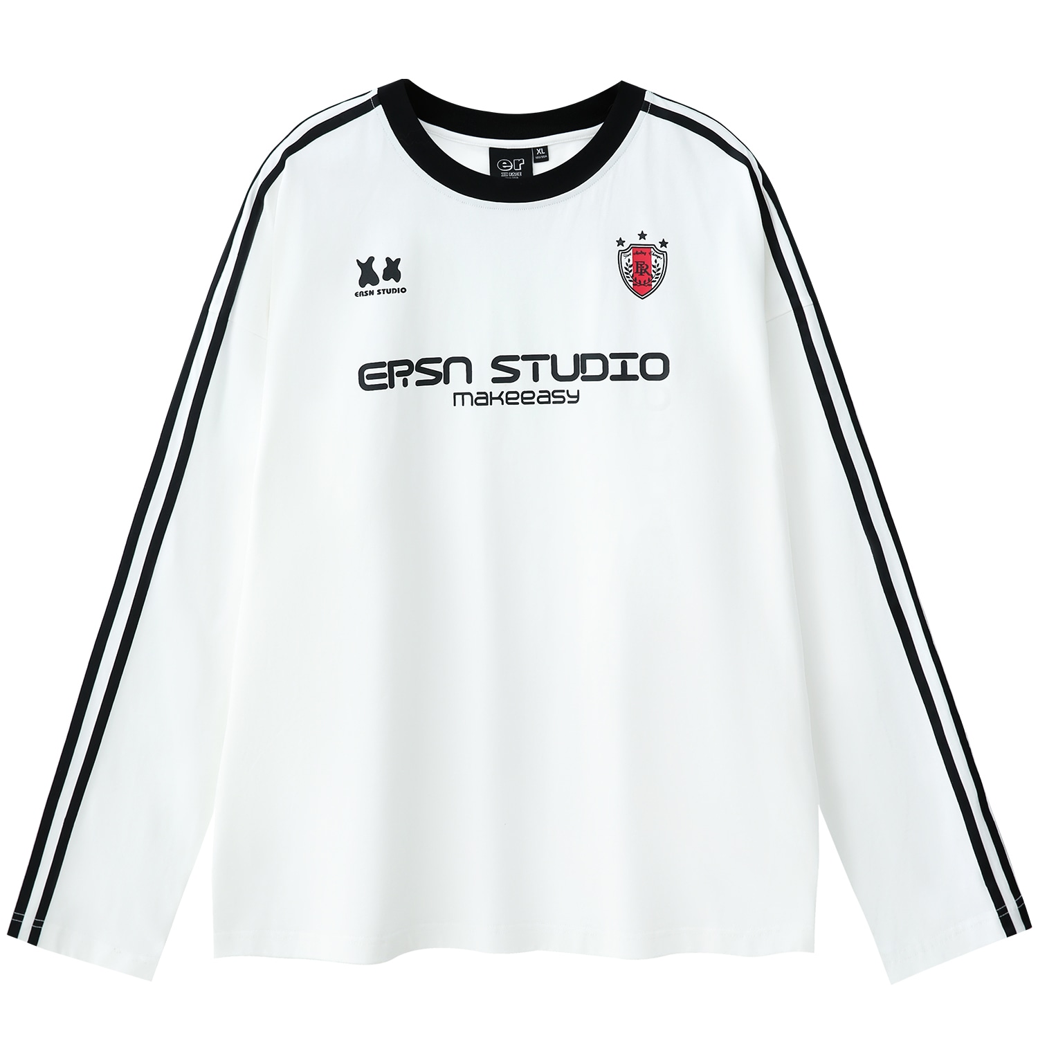 ER Jersey Streetwear Long Sleeve Tee