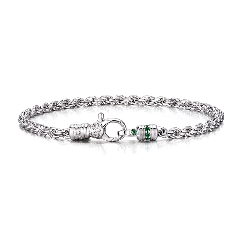 IDEAGEMER Iris Braided Chain Bracelet Copper Men