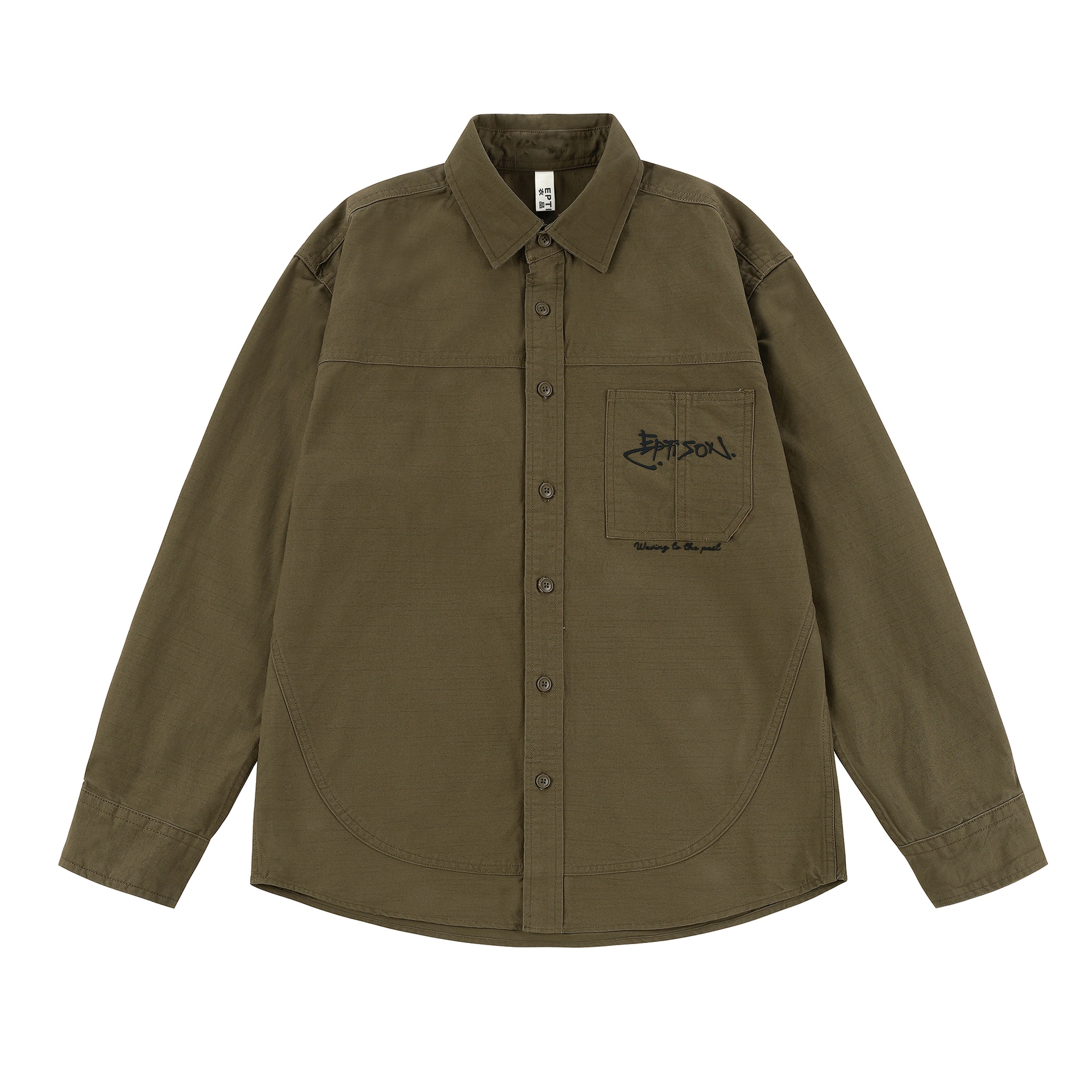 EPTISON Retro Loose Long Sleeve Shirt