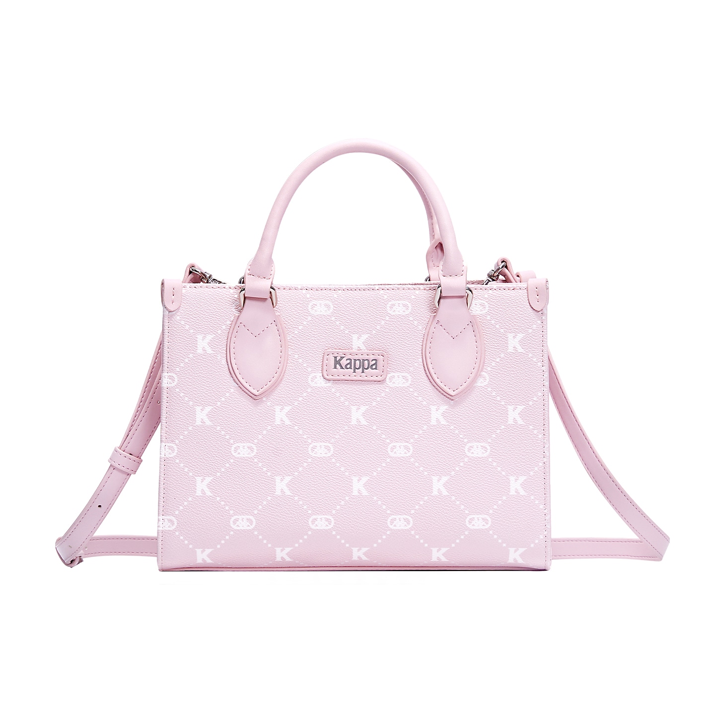 Kappa/卡帕 Kappa Tote Bag Strawberry Milk Pink
