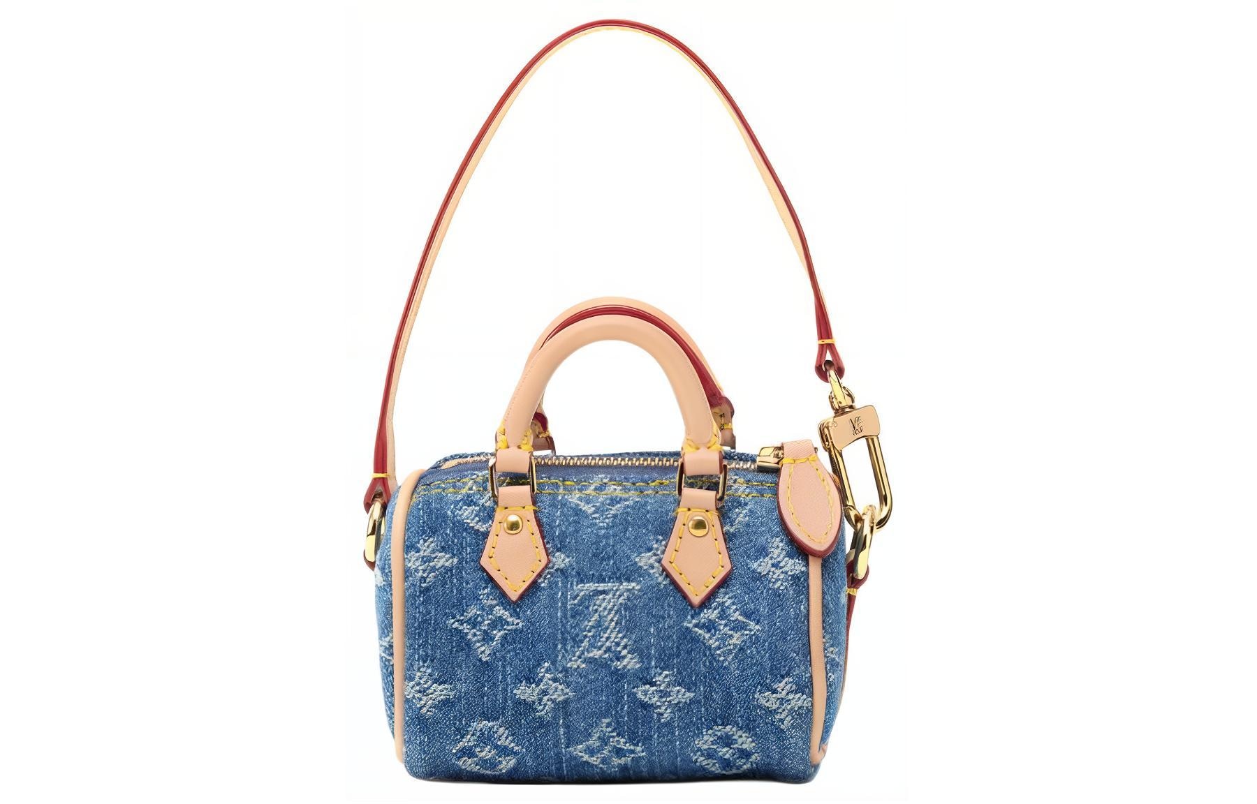 Louis Vuitton Speedy Denim Bucket Bag