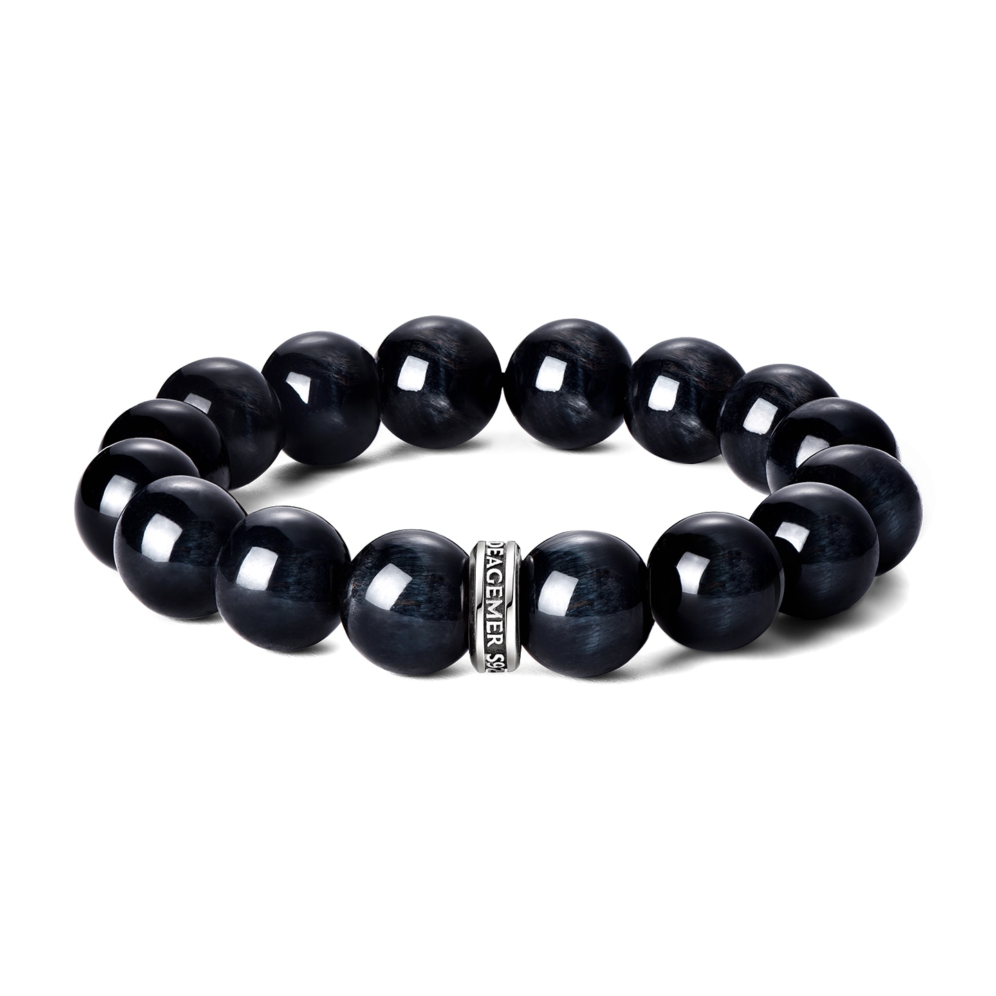 IDEAGEMER Energy Blue Beaded Bracelet