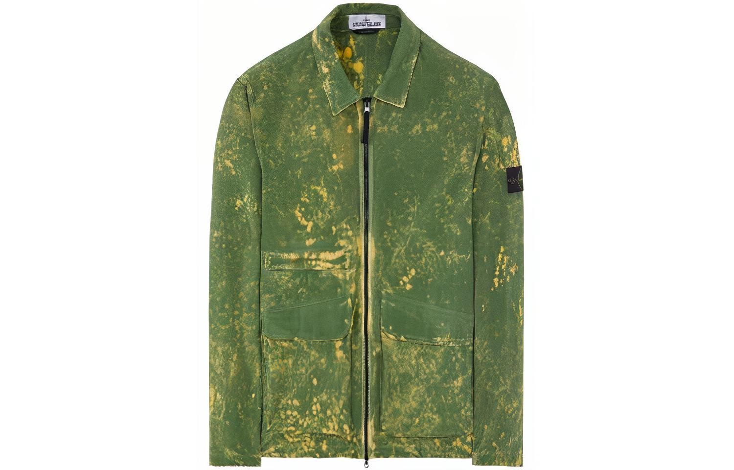 Stone Island SS22 Paint Effect Zip Jacket