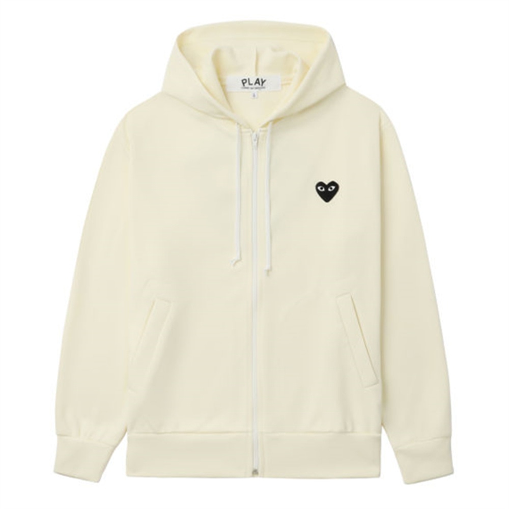 CDG Play Hoodie Off-White