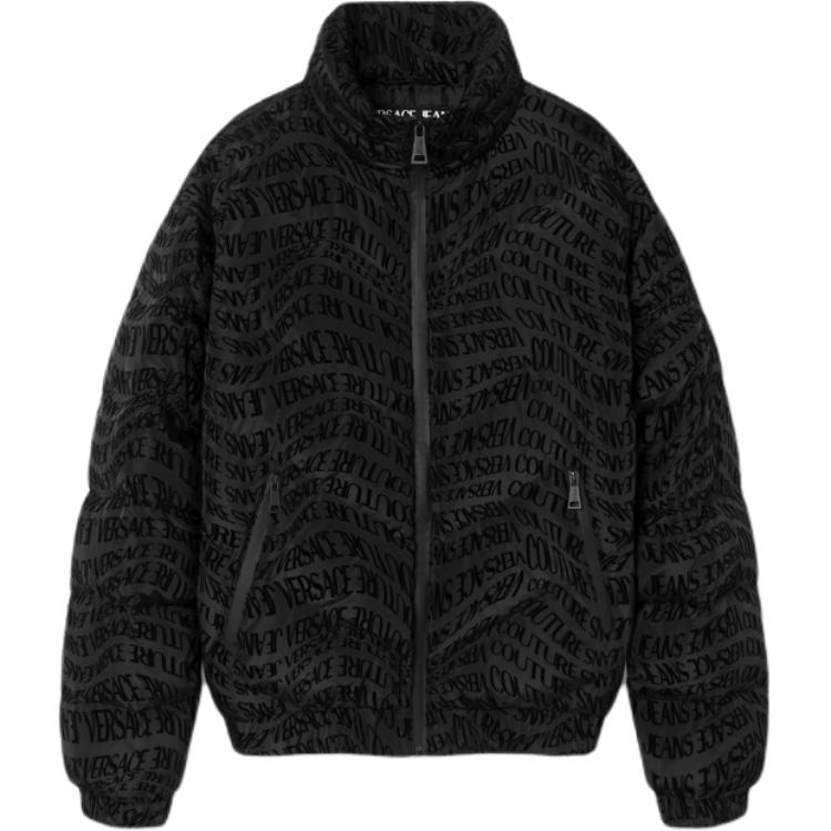 VERSACE JEANS COUTURE Versace FW25 Logo Zip Down Jacket