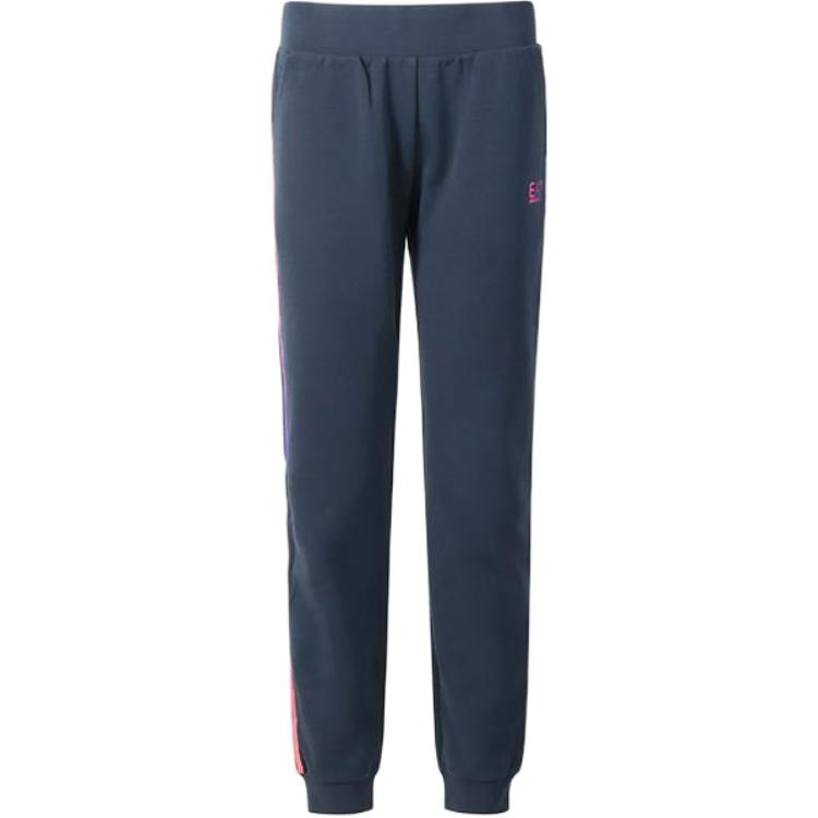 EMPORIO ARMANI/阿玛尼 Emporio Armani FW22 Logo Print Joggers Navy