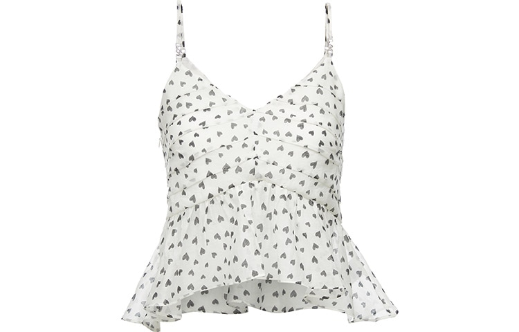 ONLY Heart Print Tank Top
