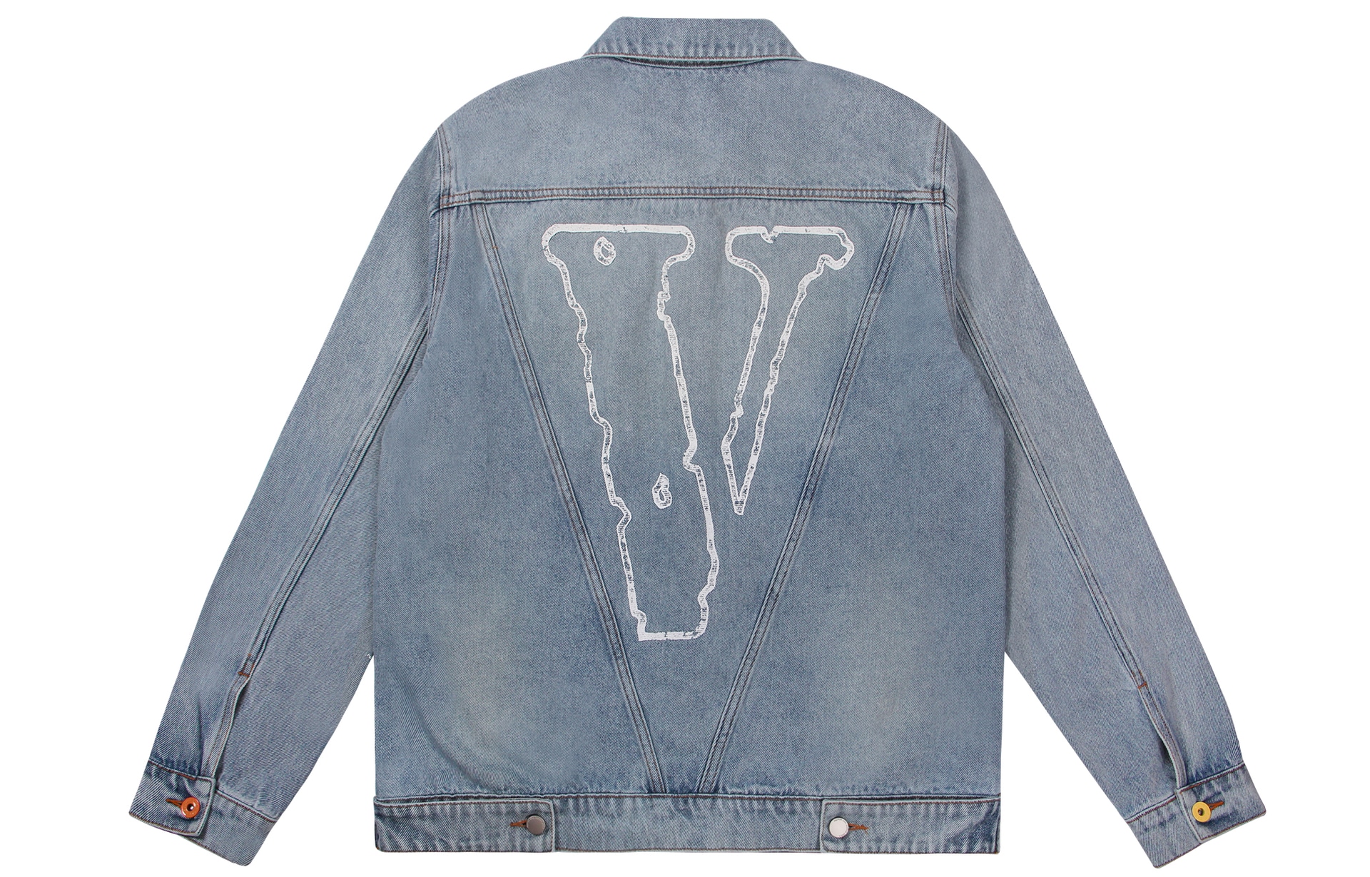 VLONE Gothic Logo Denim Jacket