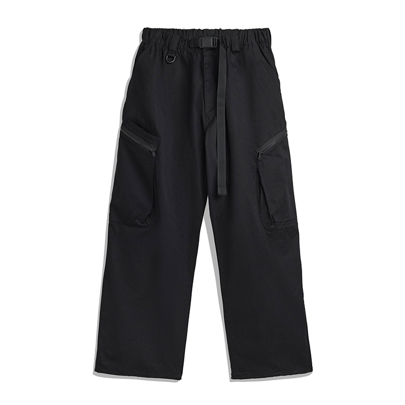 Y-3 FW25 Wide Leg Pants Black