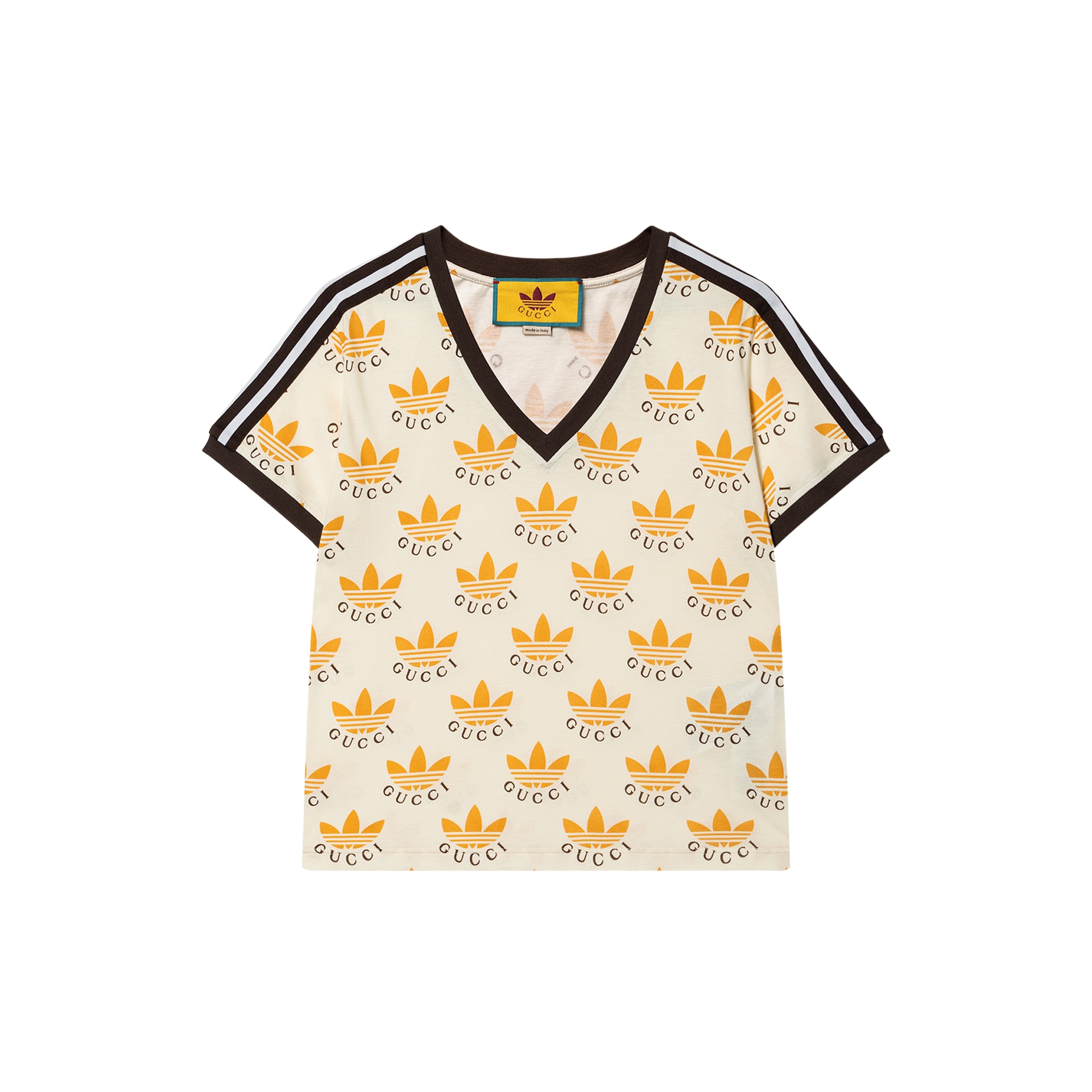 GUCCI/古驰 GUCCI x adidas Originals Ivory T-Shirt