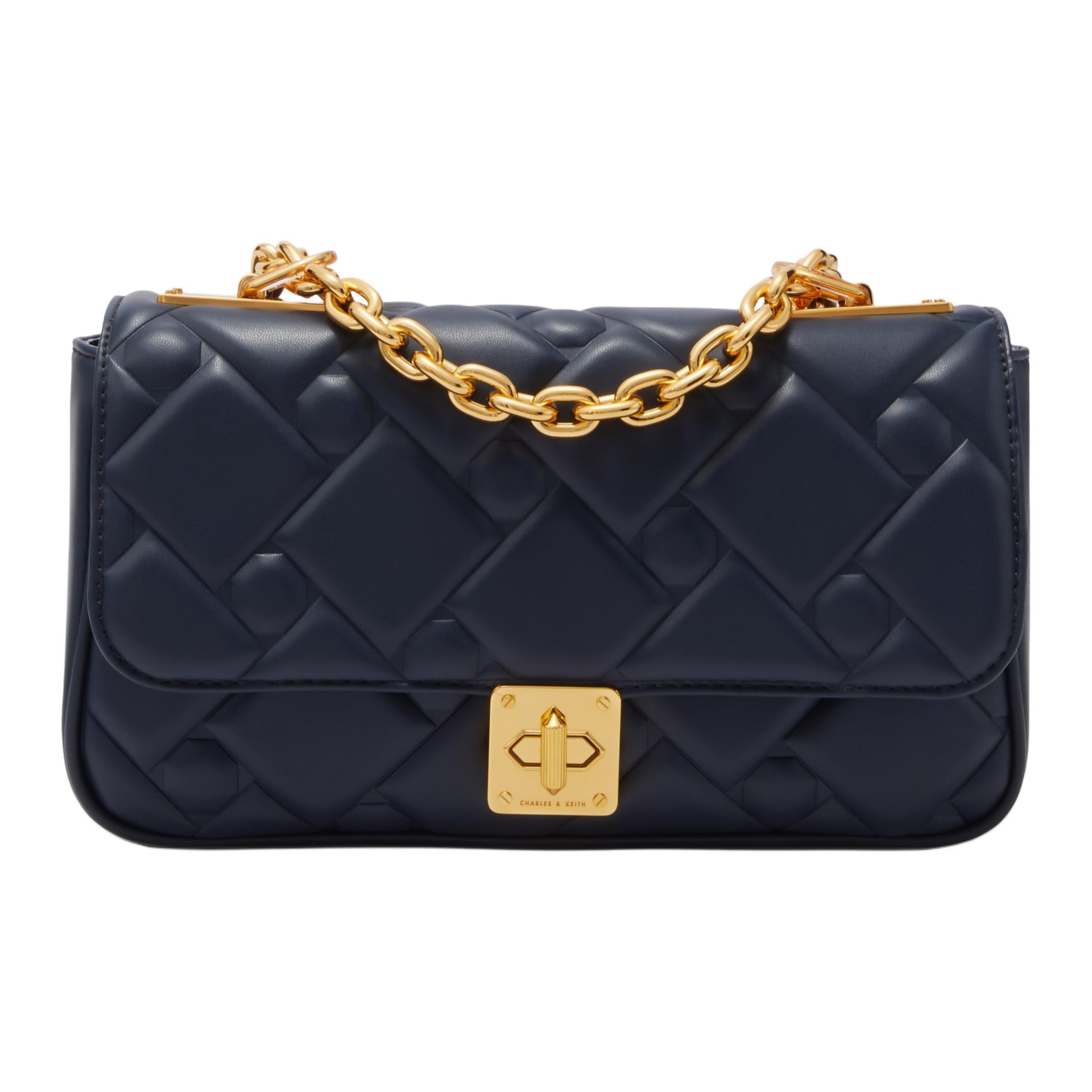 CHARLES&KEITH CHARLESKEITH ck CreamNavyGreen