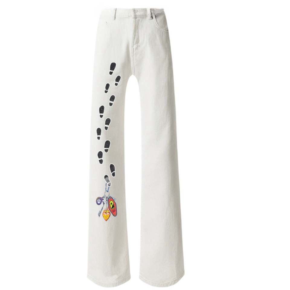AMBER LIGHT Retro American Flared Paris Pants