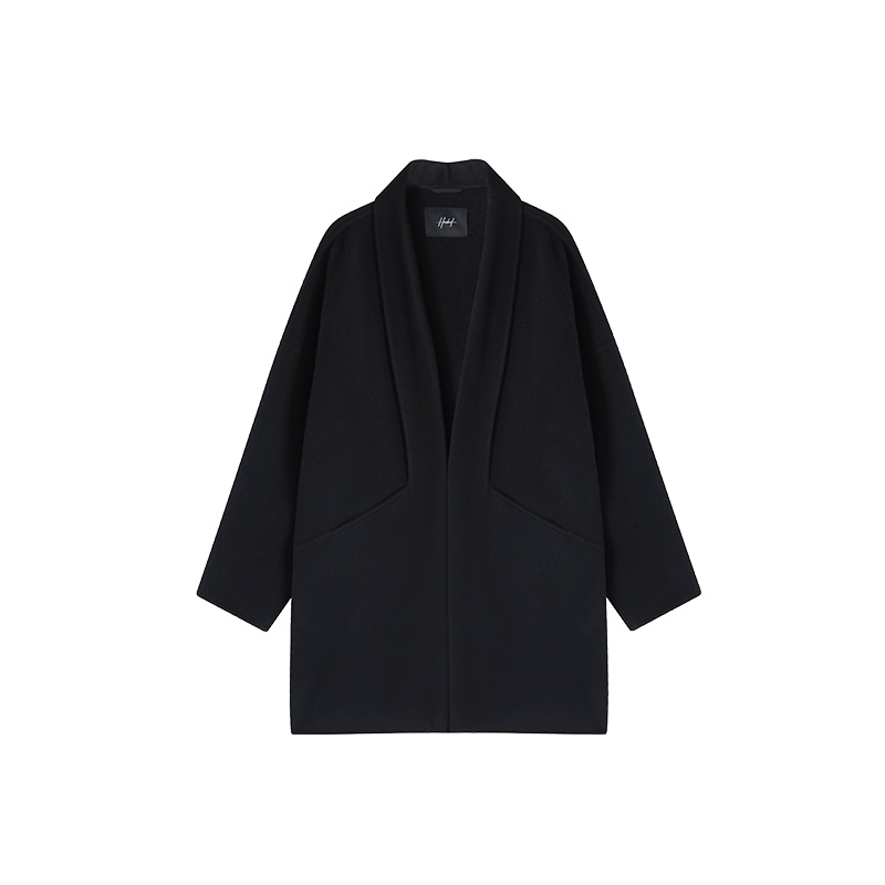 HERBEL Cashmere Silk Scarf Coat