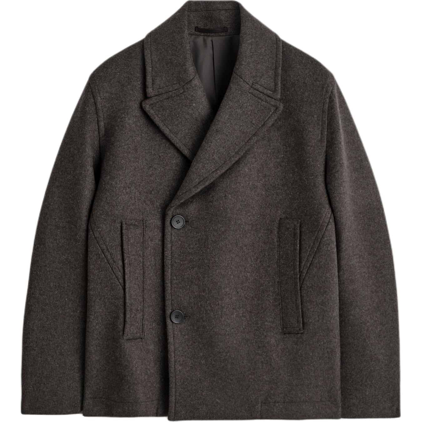 COS Double-Breasted Coat Short