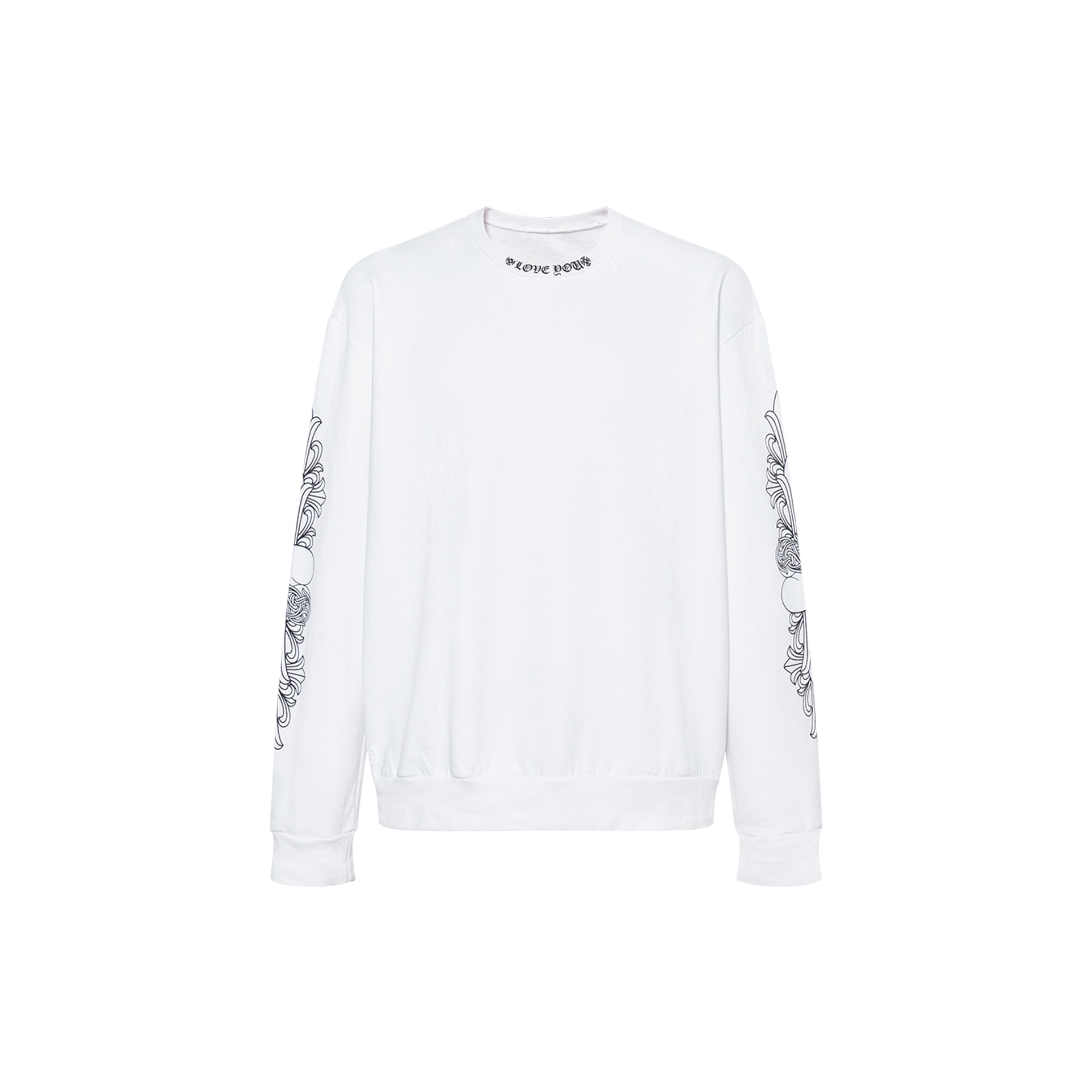 Chrome Hearts Vine Heart Crewneck Sweatshirt