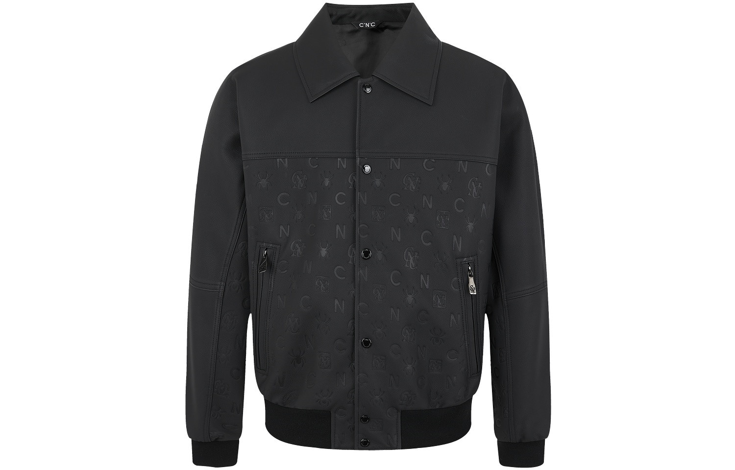 C'N'C Leather Jacket Black