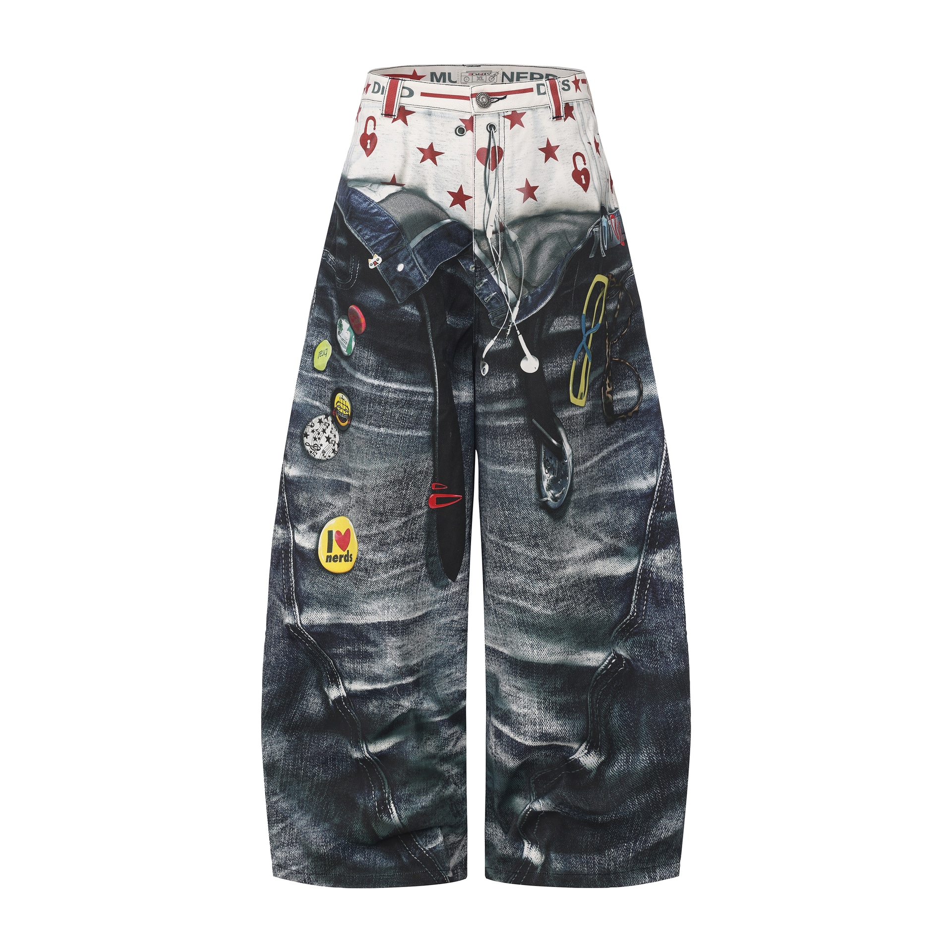 DND4DES 3D Print Baggy Jeans