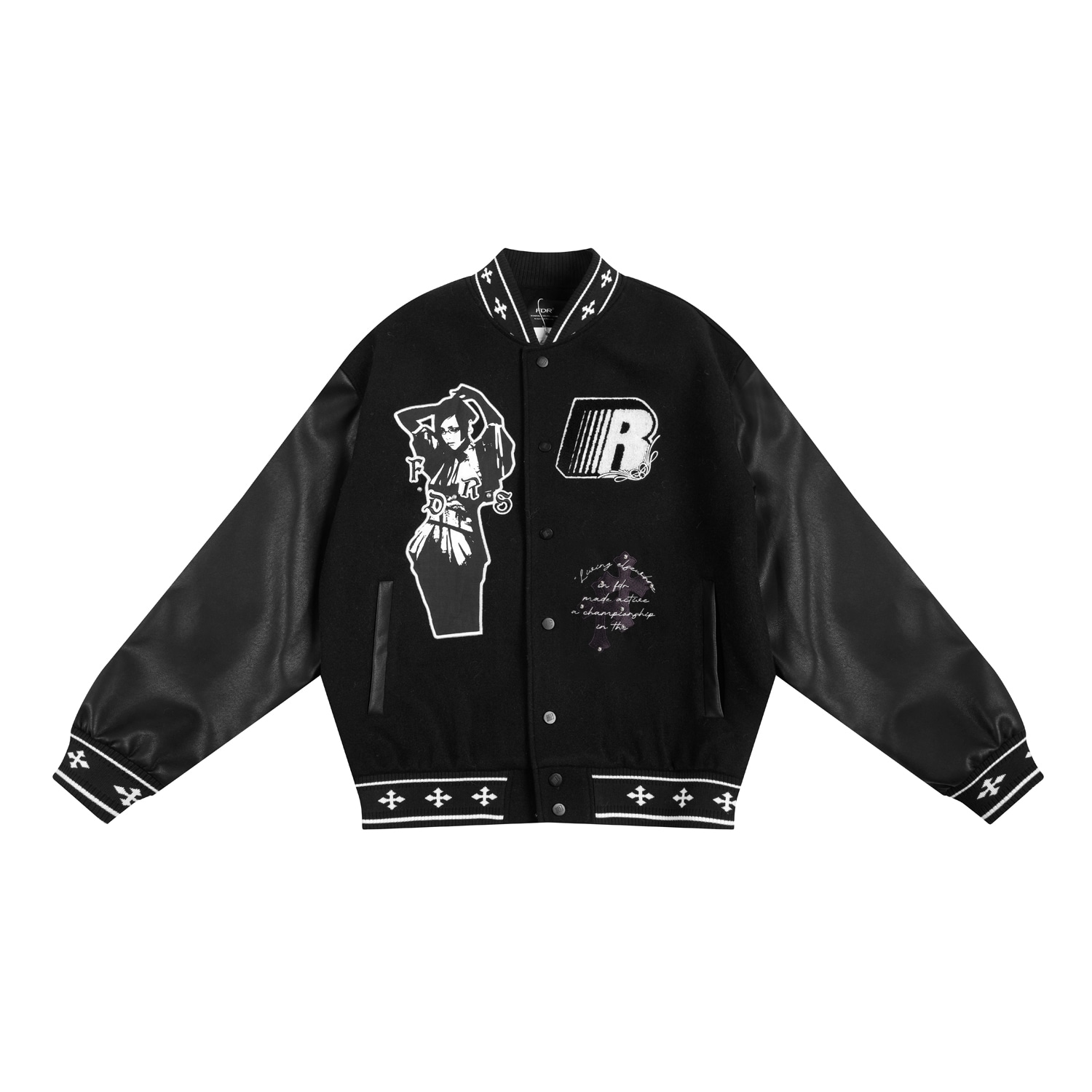 FDR Gothic Patchwork Leather Jacket